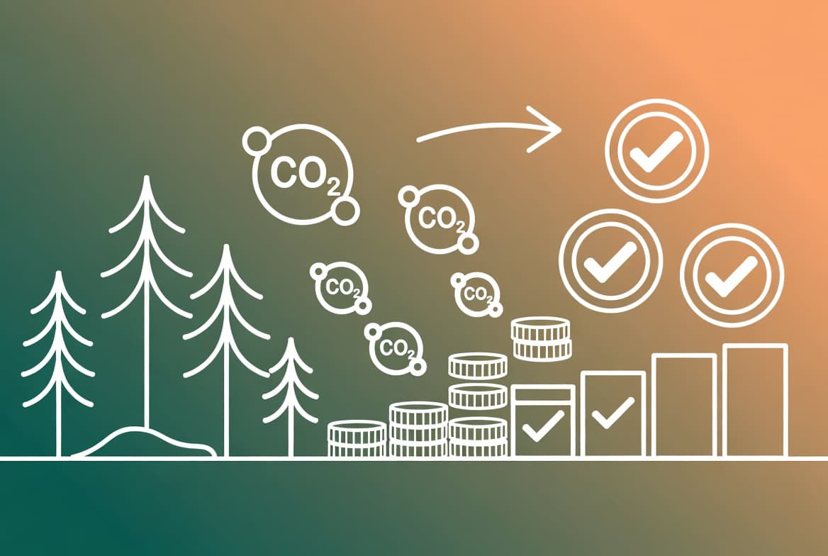 Carbon credit offsetting with blockchain: traceable, verifiable, trusted